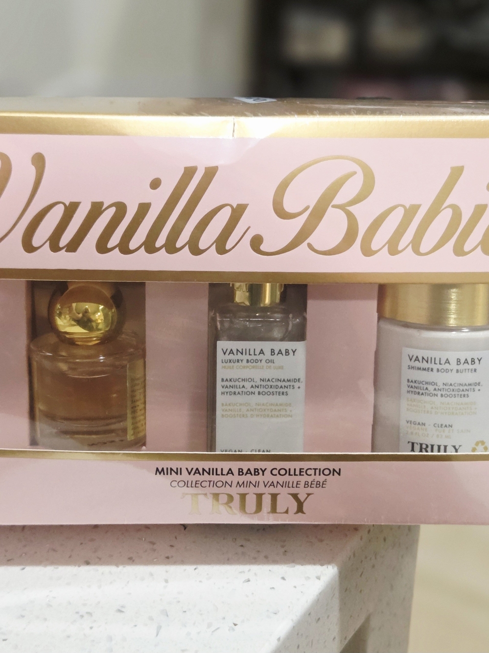 Truly Vanilla Baby Mini Bath & Body Collection - Pink